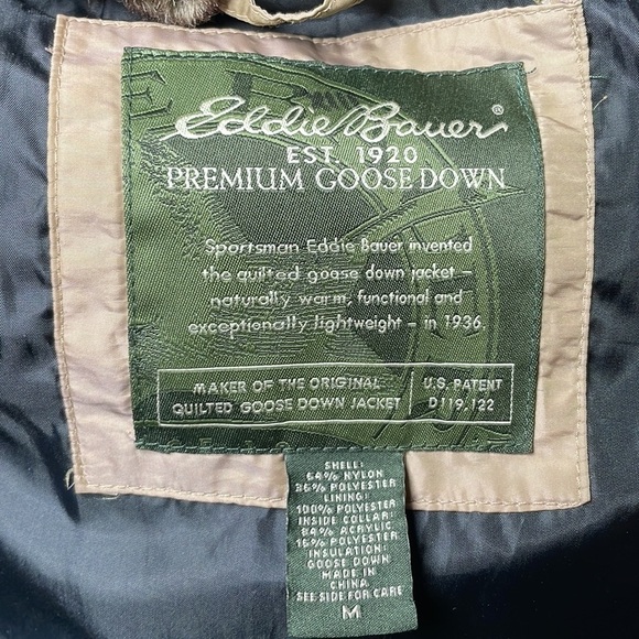 EDDIE Bauer Goosedown Nylon Vest Size Medium - Picture 7 of 9